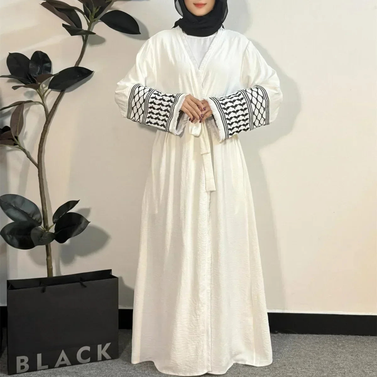 Open Front Abaya Muslim