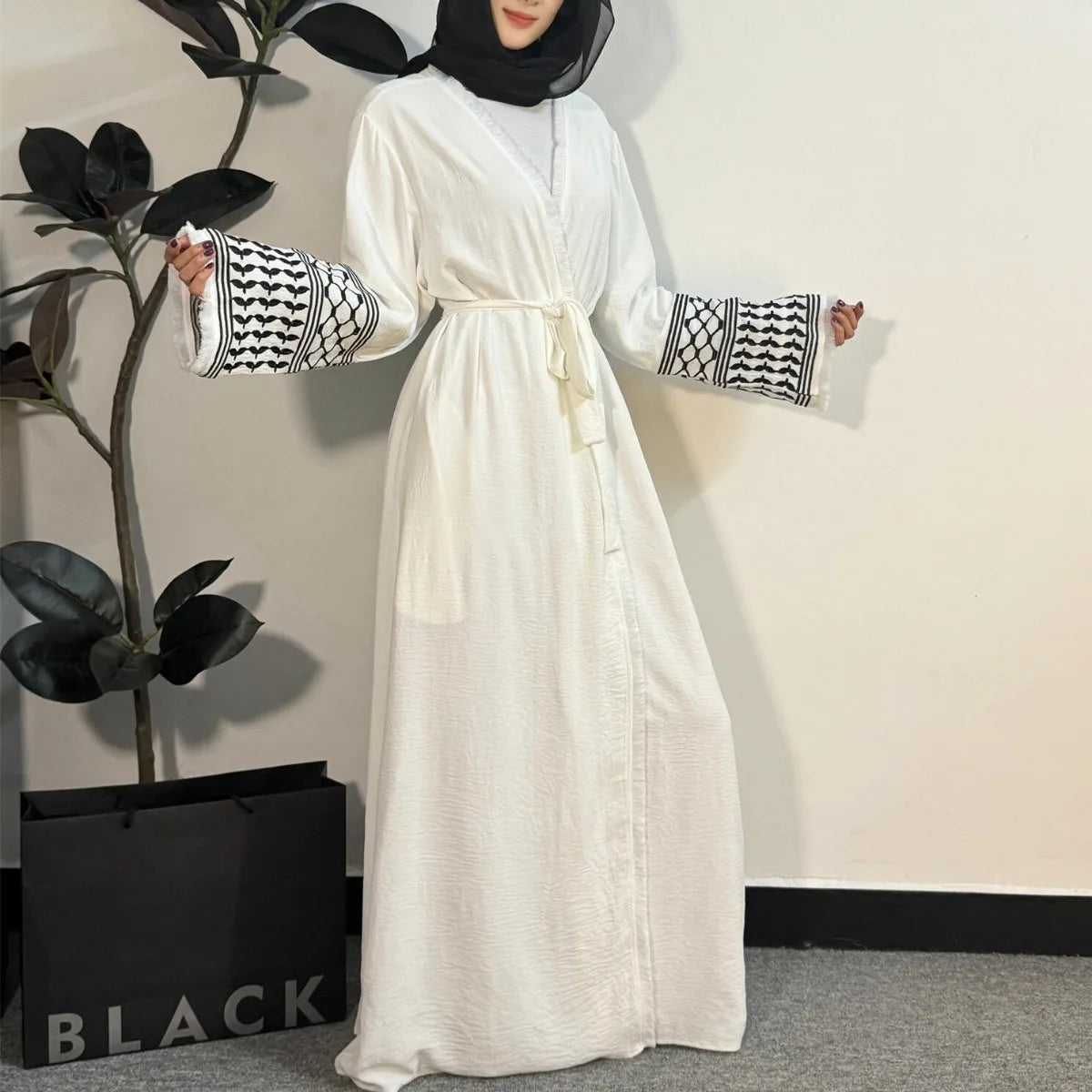 Open Front Abaya Muslim